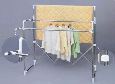 China Adjustable Indoor Outdoor Clothes Drying Rack Folding For Quilt Drying for sale