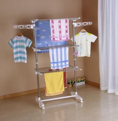 China Stainless Steel Metal Clothes Drying Rack Folding For Baby Clothes for sale