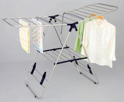 China Portable Baby Clothing Butterfly Clothes Drying Rack Collapsible with Steel Pipe for sale