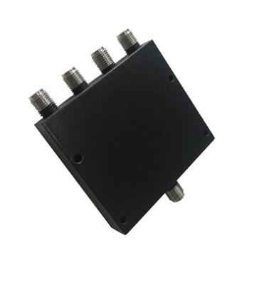 China 0.6-3.9 GHz RF wilkinson 1 in 4 4 way power splitter suppliers LPD-0.6/3.9-4s-1 for sale