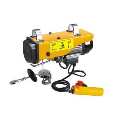 China Micro construction site lifter construction wire rope fixed small mini 250kg with electric winch PA500 lift hoist for sale