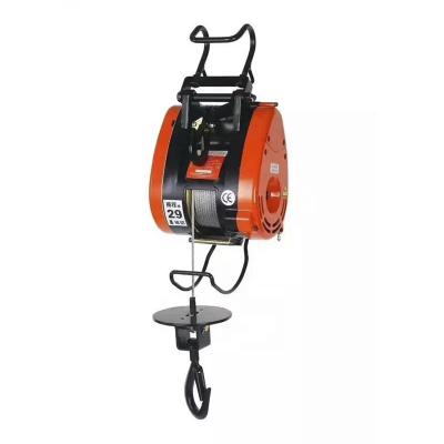 China Remote Control Winch Mini Electric Hoist 1200w AC220V Construction Site Pusher Wire Rope Electric Winch Suspending Electric Winch for sale