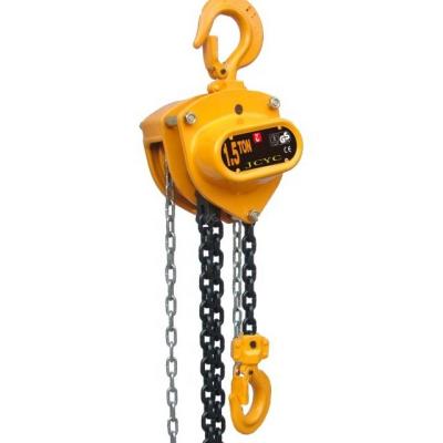 China Factory direct working environment chain block normal hand pulley 1 ton chain hoist block for sale