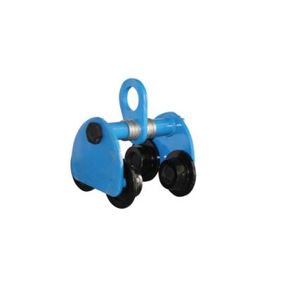 China Tools Push H Beam Trolley Speed ​​Monorail Plain Trolley Wheel Crane Tools for sale