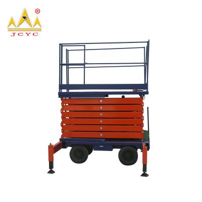 China Easy Operation Safety Convenience Hydraulic Electric Skyscraping Tower 300kg Load Scissor Aerial Lift for sale