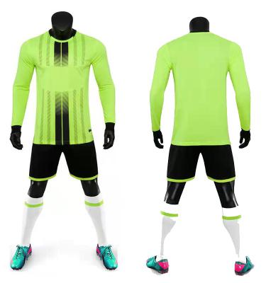 China Sets Wholesale New Design Jersey Football Soccer Hot Selling Adult Blank Long Sleeve Custom Soccer Uniform for sale