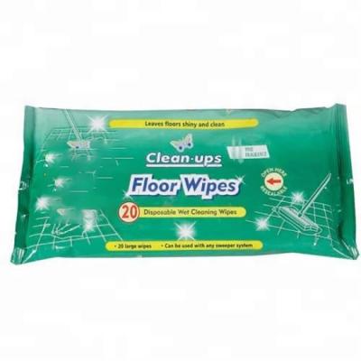 China Convenience Non Woven Fabric Disposable Strong Cleaning And Oil Absorption Floor Wipes for sale