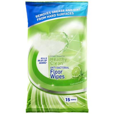 China Convenience Easy Outdoor Cleaning Floor Wipes Disposable Floor Wet Cloths for sale