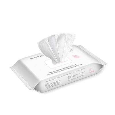 China Skin Care Private Label Feminine Cleansing Wipes Individually Wrapped 100% Natural Feminine Hygiene Wipes Cleanser For Women Care Yoni Wipes for sale