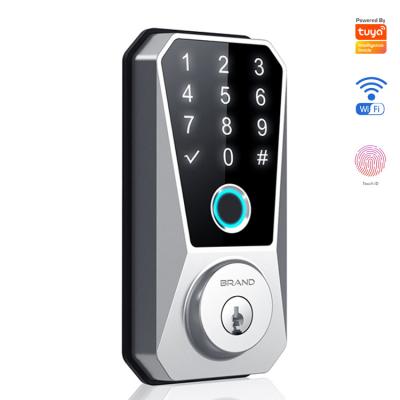 China Enhance Your Home Security with Fingerprint and Memory Card Storage Smart WiFi Door Lock for sale