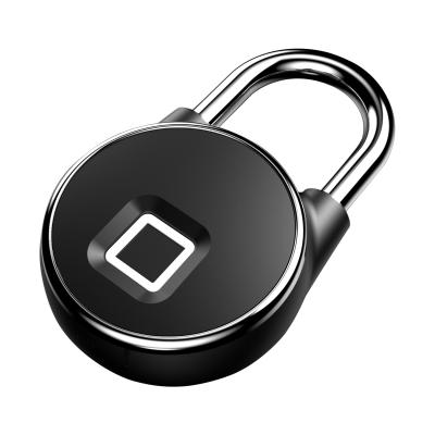 China Smart App Fingerprint Zinc Alloy Padlock for Waterproof Door and Garage Security for sale