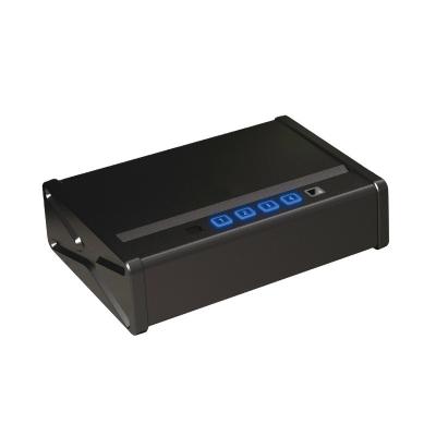 China Hot Keyless Biometric Fingerprint Safe Box for Home and Office Door Thickness 2.5mm for sale