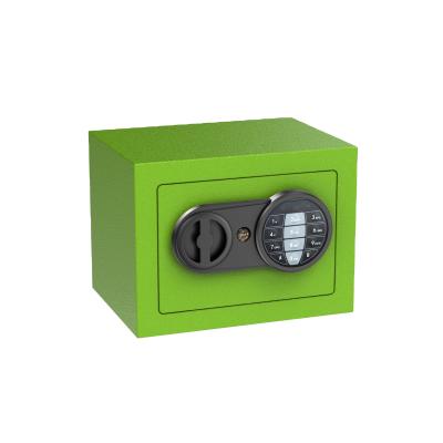 China Money Hotel or Home Portable Digital Lock Mini Security Safe with Key and Pin Code Access for sale