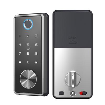 China Steel Door Waterproof Wifi Digital Front Keyless Smart Deadbolt Lock with Tuya App for sale