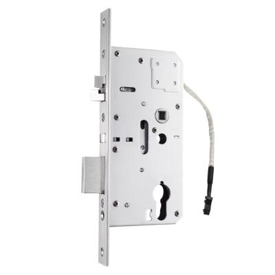 China Polymath Electric Electronic Door Lock 8*8MM 55/72mm Mortise Door European Standard for sale