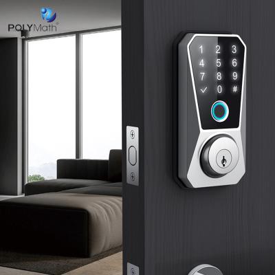 China Fully Upgraded Steel Door Wifi Smart Lock with Automatic Sensing Function and Tuya App for sale