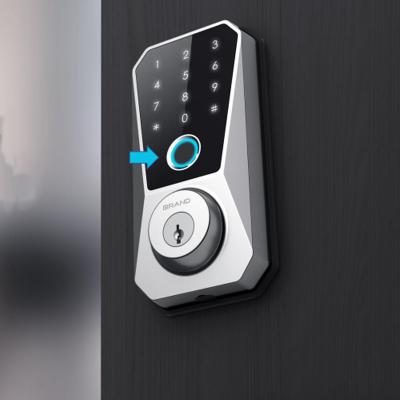 China Convenient Fingerprint Bluetooth Network Door Lock for Smart Homes and Offices for sale