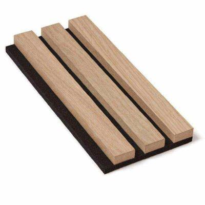 China Wooden Strips and 100% Polyester Fibre Acoustic Wall Panels for Commercial Soundproofing for sale