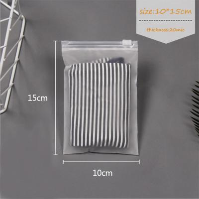 China 13 Years Factory Customized LOGO Small Matte EVA Socks Packaging Plastic Sealed Zipper Bag Recyclable zu verkaufen