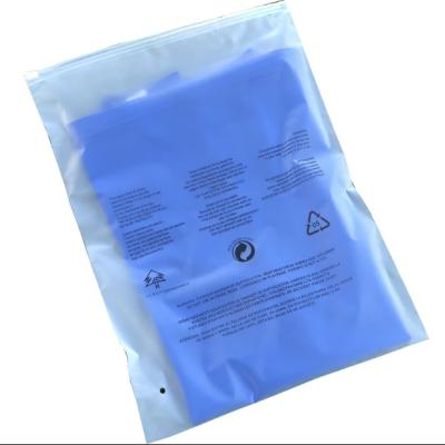 China 13 Years Matte Transparent Plastic Bag Clothing Shoes Pants Zipper Recyclable EVA Stain Factory for sale