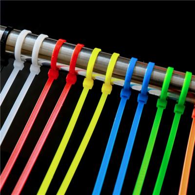 China Factory wholesale cable tie 7.5*550 nylon fashionable manufacture red cable tie for sale