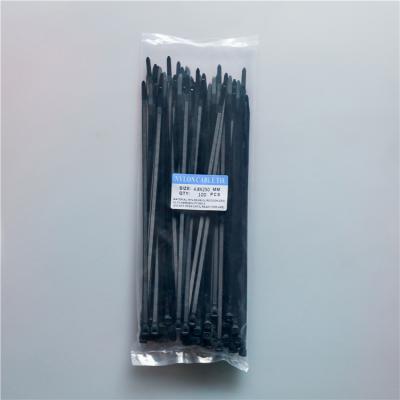 China Factory Wholesale 4.8*250 Nylon Cable Ties China Cable Tie Tool Quality 4.8*250 Nylon Cable Ties for sale