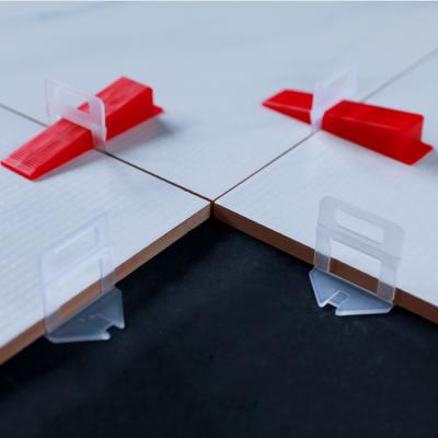 China Modern Manufacturing Plastic Tile Wedges Spacer Clip Tile Leveling Clips System for sale