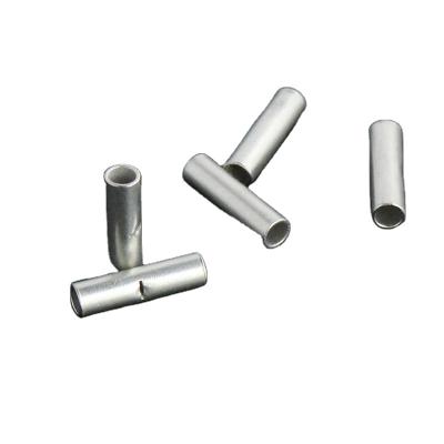 China Wholesale tin plate copper tube crimp tube connectors cable/wire connecting butt cnnectors for sale