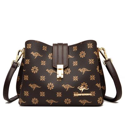 China New high-end famous RFID Kazze ladies bag European and American chain retro large casual shoulder bag for sale