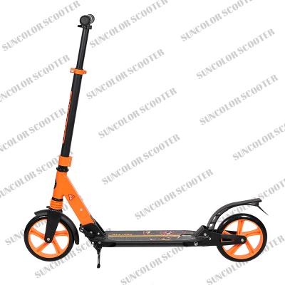 China 100% PU Aluminum Kick Scooter Best Big Wheel Scooter For Adults for sale