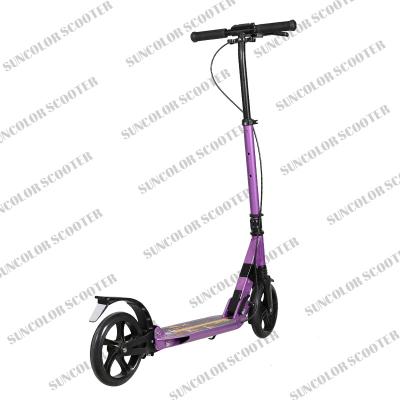 China Youth City Riding Kick Folding Suspension Teenagers And Adult Scooter With PU Wheel for sale