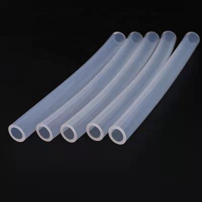 China High Transparency Soft Silicone Medical Clear Silicone Rubber Tube Custom Clear Silicon Sleeve for sale