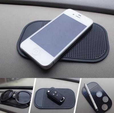 China PU Car Pad Anti Slip Anti Slip Mat Flexible Custom Sticky Gel Pad For Mobile Phone In Car for sale