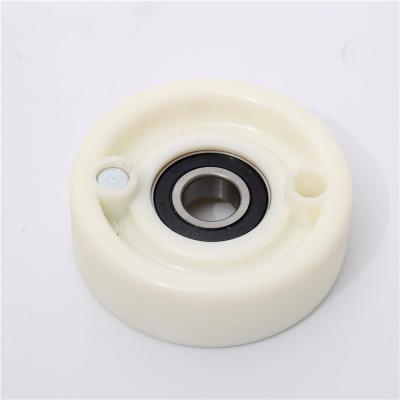 China White Hardware Accessories Sliding Gate Wheel U Spline Pulley 1 Double Belt Building Flat Color Factory Zinc Material Origin for sale