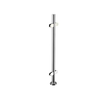 China Modern 316 Stainless Steel Glass Railing Post For Outdoor Stair Railing Balcony Railing for sale