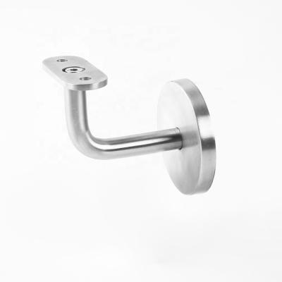 China Modern Wall Mount Stainless Steel Balustrade Bracket Pipe Bracket For Balustrades Handrail Support Railing Glass Fittings for sale