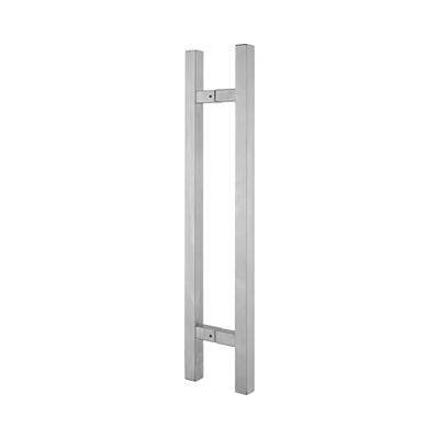 China Modern Square Ladder Style 304 316 Stainless Steel Pull Handle For Glass Partition Door Shower Enclosure Bathroom Door for sale