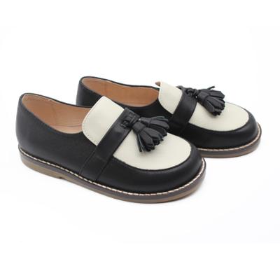 China Wholesale Round Party Handmade Leather Girls Fashion Genuine Leather Casual Shoes for sale