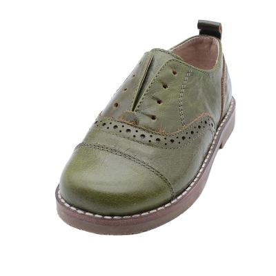 China Factory Customized Children's Stylish Leather Shoes Shock-absorbent / High Quality All-match High Quality Small Leather Shoes for sale