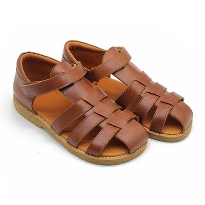 China 2021 new factory high quality other children's sandals relieve casual cute genuine leather sandals for sale