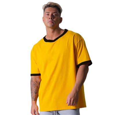 China Sports QUICK DRY T-shirt Jogger Summer Group Sidiou Round Neck Running Shorts Sleeve Top Mens Fitness Cotton Mens Gym Oversized T-Shirt for sale