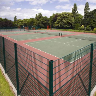 China Cost effective Easily Assembled Sports Venues Used  Pro-environment Green Iron Wire Mesh Fence for sale