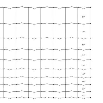 China Twill Weave Galvanized Cattle Prevent Common Hinge Page Wire Farm Field Fence for sale