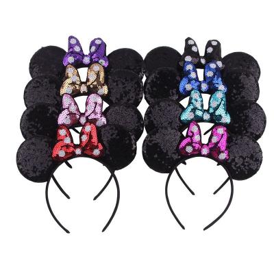 China Party Festivals Women Girls Cute Head Circle Head Hair Festivals Mouse Ears Headband for sale