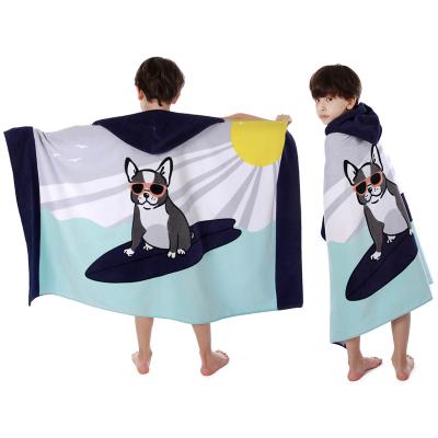 China 100% Cotton Beach Towel Kids Bath Beach Towel For Kids Children Kids Hooded Towel for sale