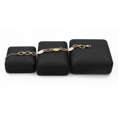 China Newest Customized White Proposal High End Tabletop Storage Box Jewelry Bracelet Necklace Ring Packaging Jewelry Tin Box for sale