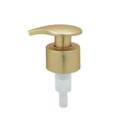 China Non Puddle Good Style Plastic Bottle Lotion Pump Hand Soap Gold Dispensing Cosmetic Press Pump for sale