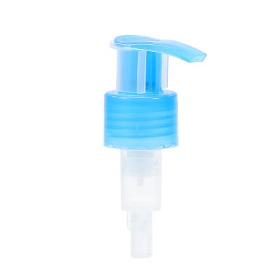 China Non Spill Latest Product One PP Material Blue Can Recycle Safe Material Lotion Pump for sale