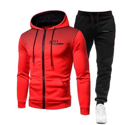 China Wholesale Breathable Sports Workout Sweatsuit Plus Size Mens Clothing Zipper Sweat Suits For Joggers for sale