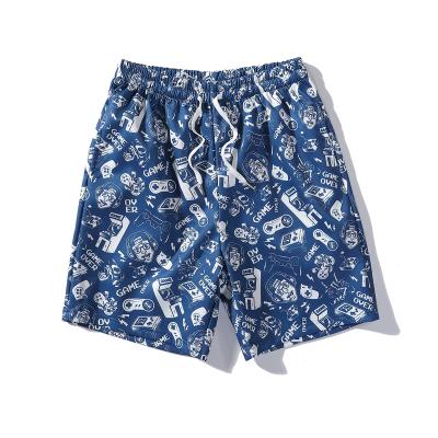 China High Quality QUICK DRY Custom Drawstring Men's Cartoon Shorts Casual Loose Men's Running Short Pants for sale